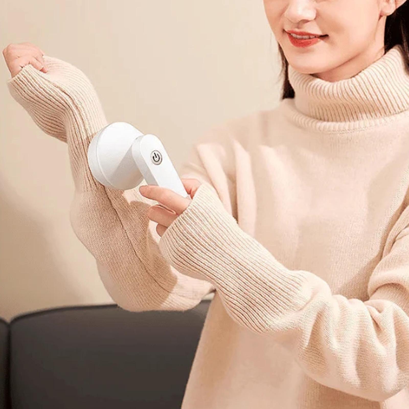 Portable Electric Clothes Lint Trimmer USB Hair Ball Trimmer Fuzz Carpets Sweater Shaver Lint Remover Household Clothes Shaver